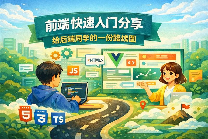 Featured image of post 前端快速入门分享：给后端同学的一份路线图